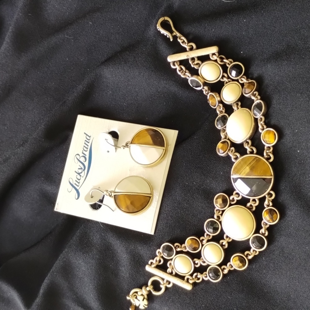 Lucky Brand semi precious stone set